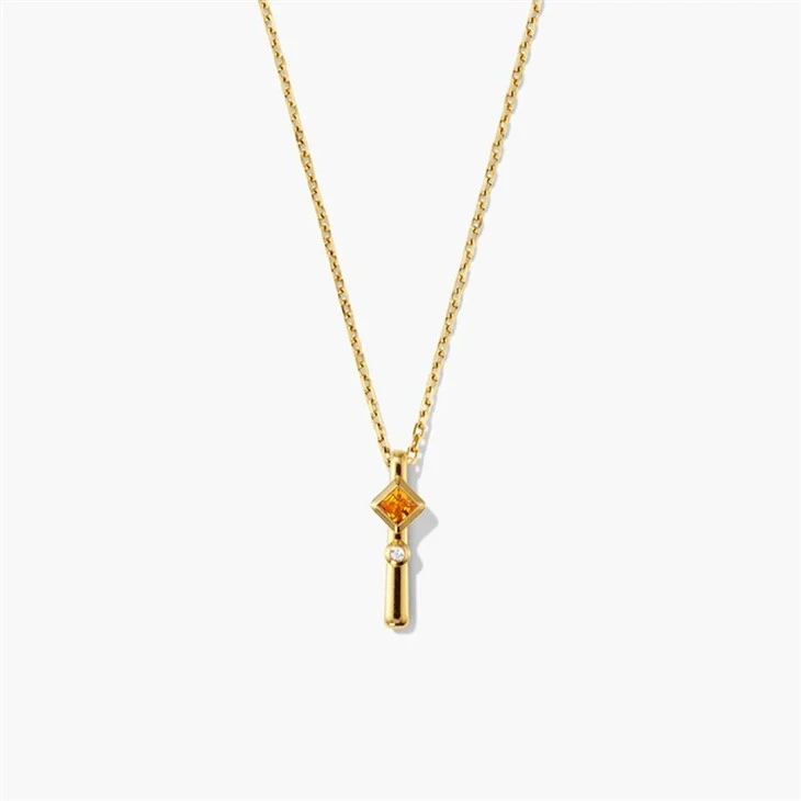 Birthstone Bar Pendant Necklace factory